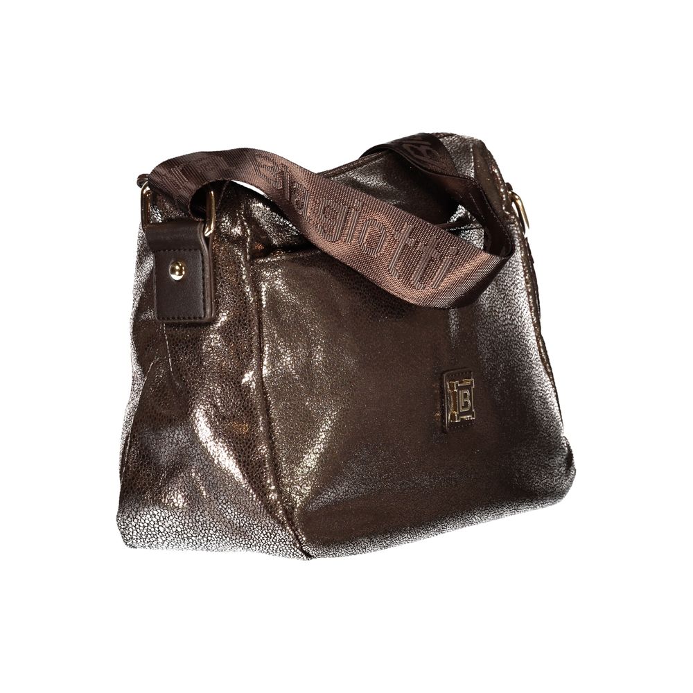 Laura Biagiotti Tapiro Modal & Viscose Handbag - Bronze