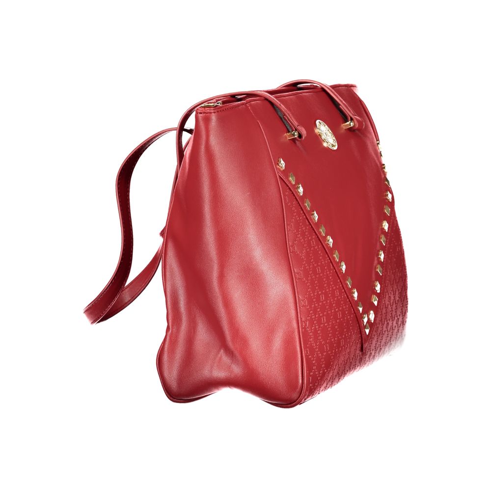 Handbag by Laura Biagiotti for women in pvc viscose modal & nickel red presents a ornamental silhouette, showcasing a secure zipper, ample , and versatile for a ornamental finish.