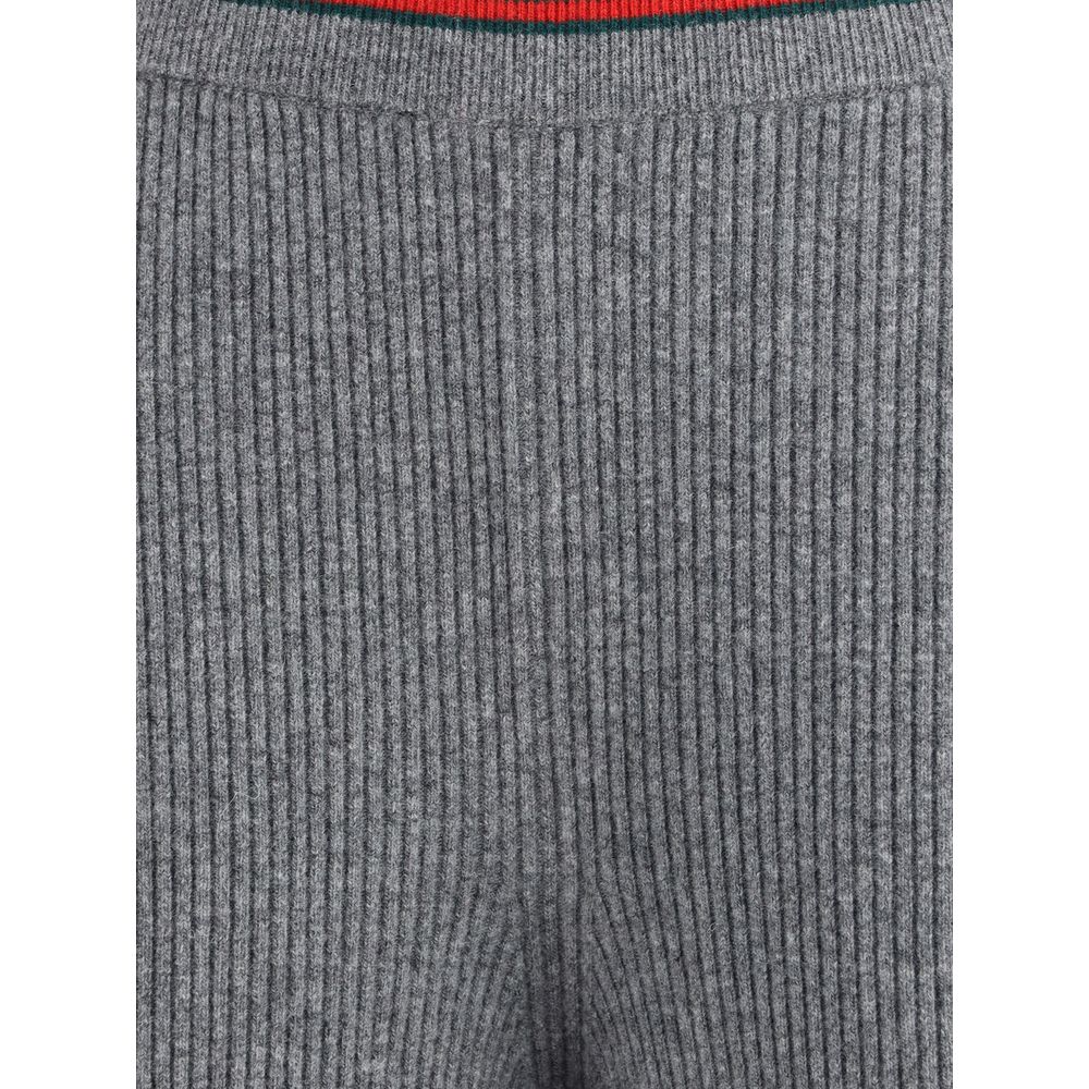 Gucci Ribbed Wool Trousers