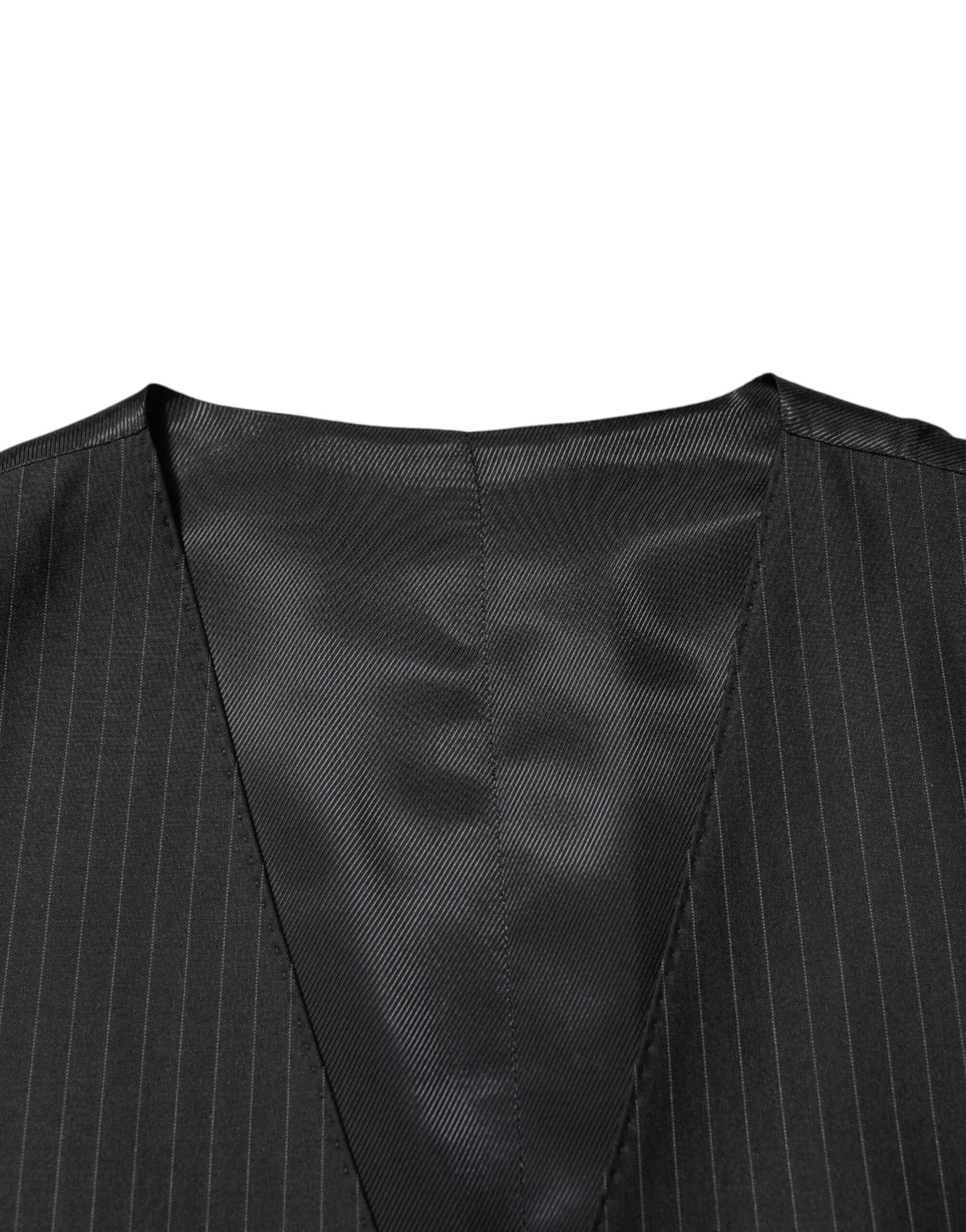 Dolce & Gabbana Men's Silk Wool & Viscose Vest - Black