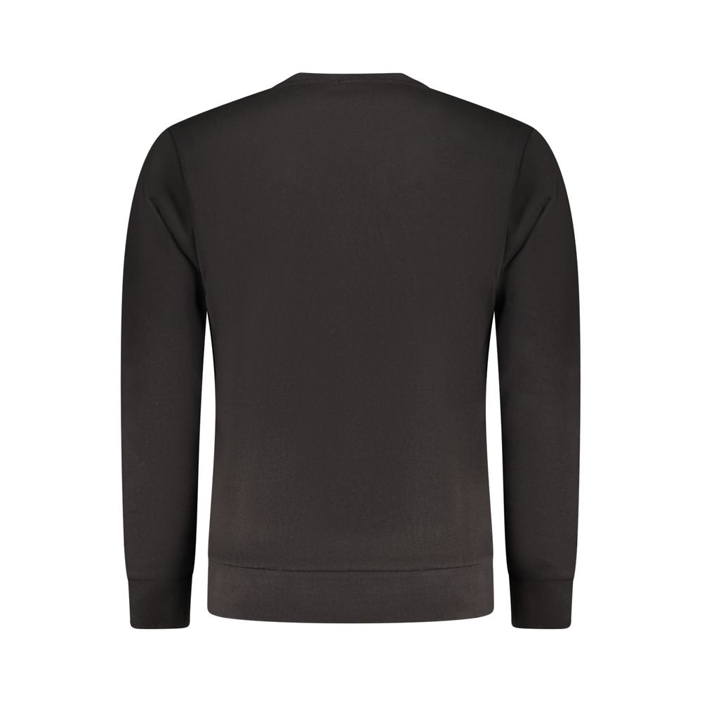 Sweatshirt by Rifle for men in cotton polyester black & print features an provocated silhouette, detailed with a provocated and a refined for a sophisticated aesthetic.
