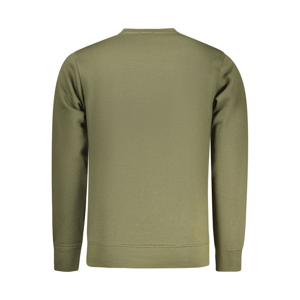 Sweatshirt by Rifle for men in cotton polyester green & print features an enviable silhouette, showcasing a premium and refined crew neckline for a truly enviable finish.