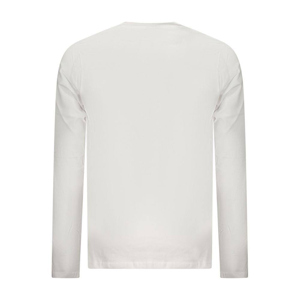 Norway 1963 Men's Long-Sleeve Crew Neck Cotton T-Shirt - White