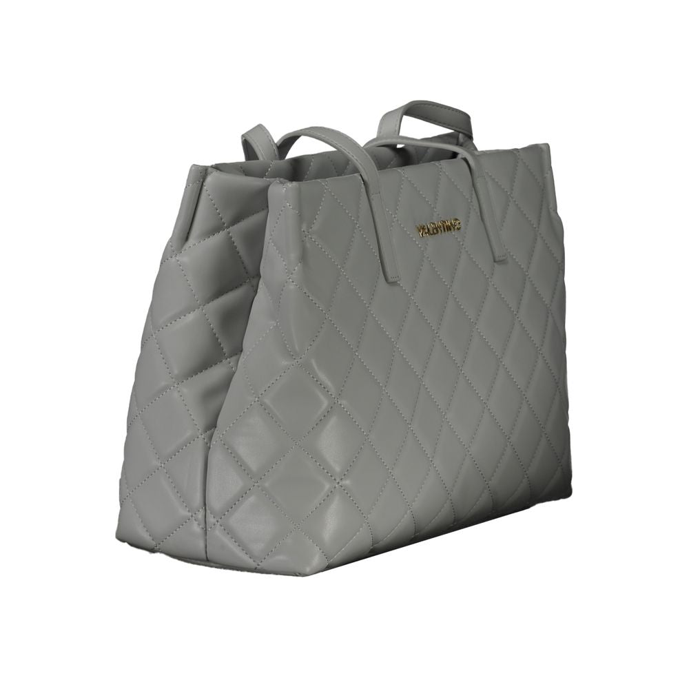 Mario Valentino Polyethylene Shopper Handbag - Gray