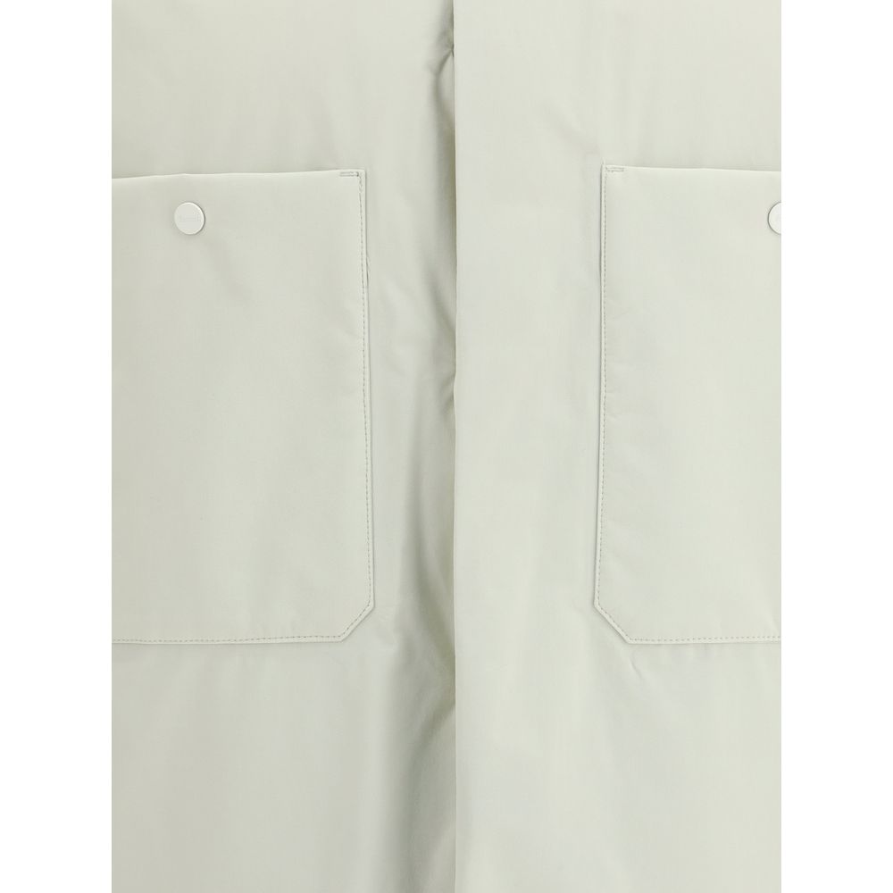LAMINAR Cream Nylon Coat