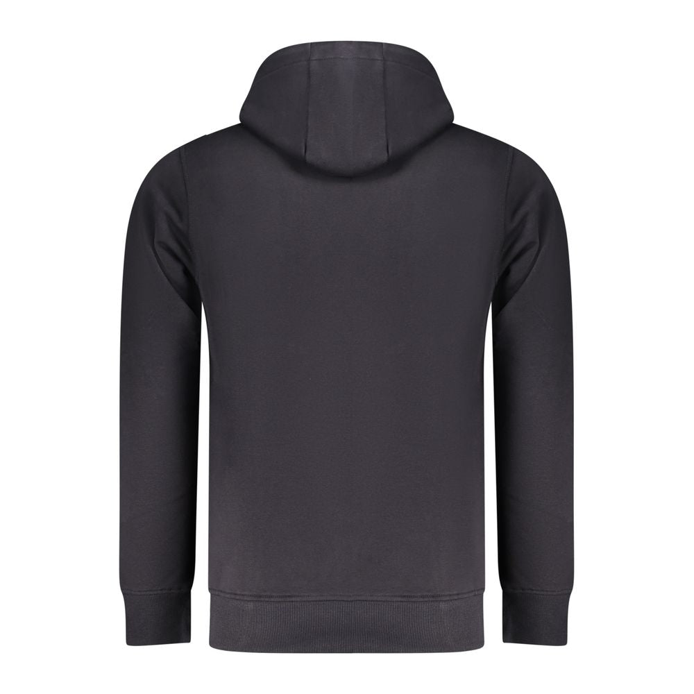 Rifle Men's Cotton Polyester Hooded Sweatshirt Hoodie - Blue Print