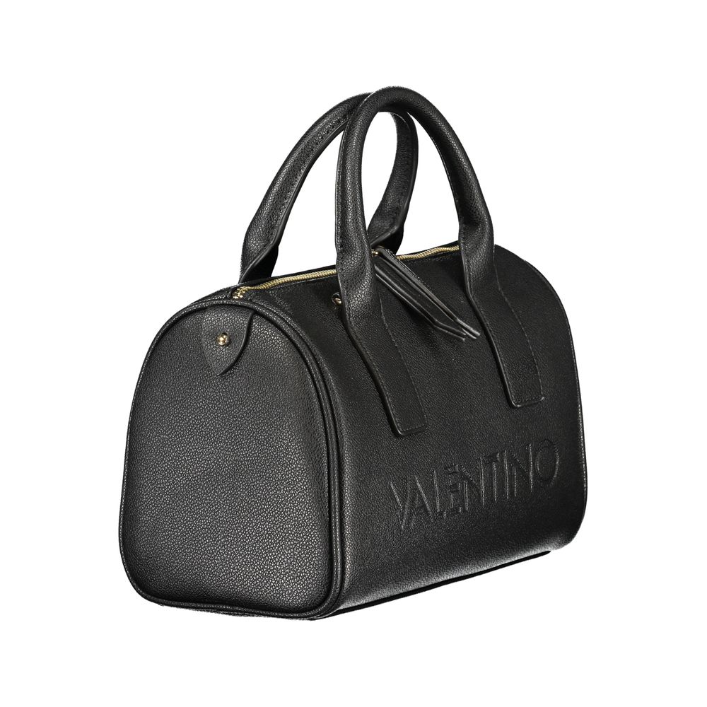 Handbag by Mario Valentino for women in polyethylene black & print features a exquisite silhouette, showcasing a secure and exquisite internal-pockets with versatile adjustable-strap & handle for a exquisite finish.