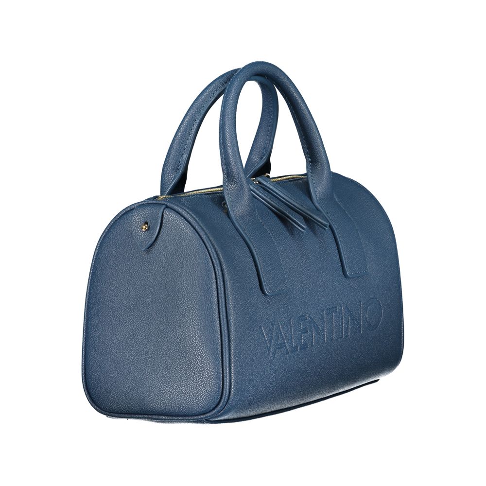 Mario Valentino Polyethylene Handbag - Blue Signature Print