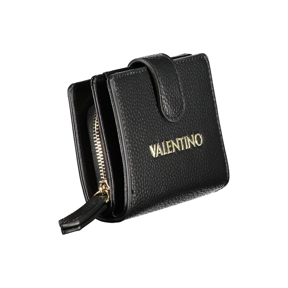 Mario Valentino Polyethylene Cardholder Wallet - Black