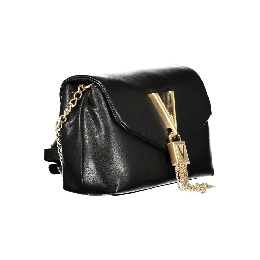 Mario Valentino Polyethylene Evening Shoulder Handbag - Black