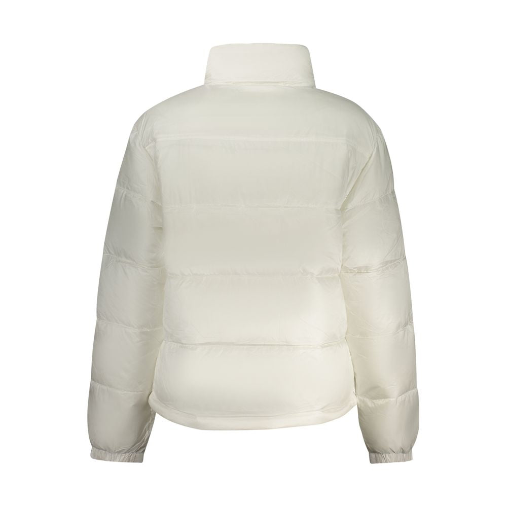 Windbreaker Jacket by Tommy Hilfiger for women in polyester white & signature features an stylish silhouette, showcasing a sophisticated and performance-driven pockets & windproof for a premium, stylish look.