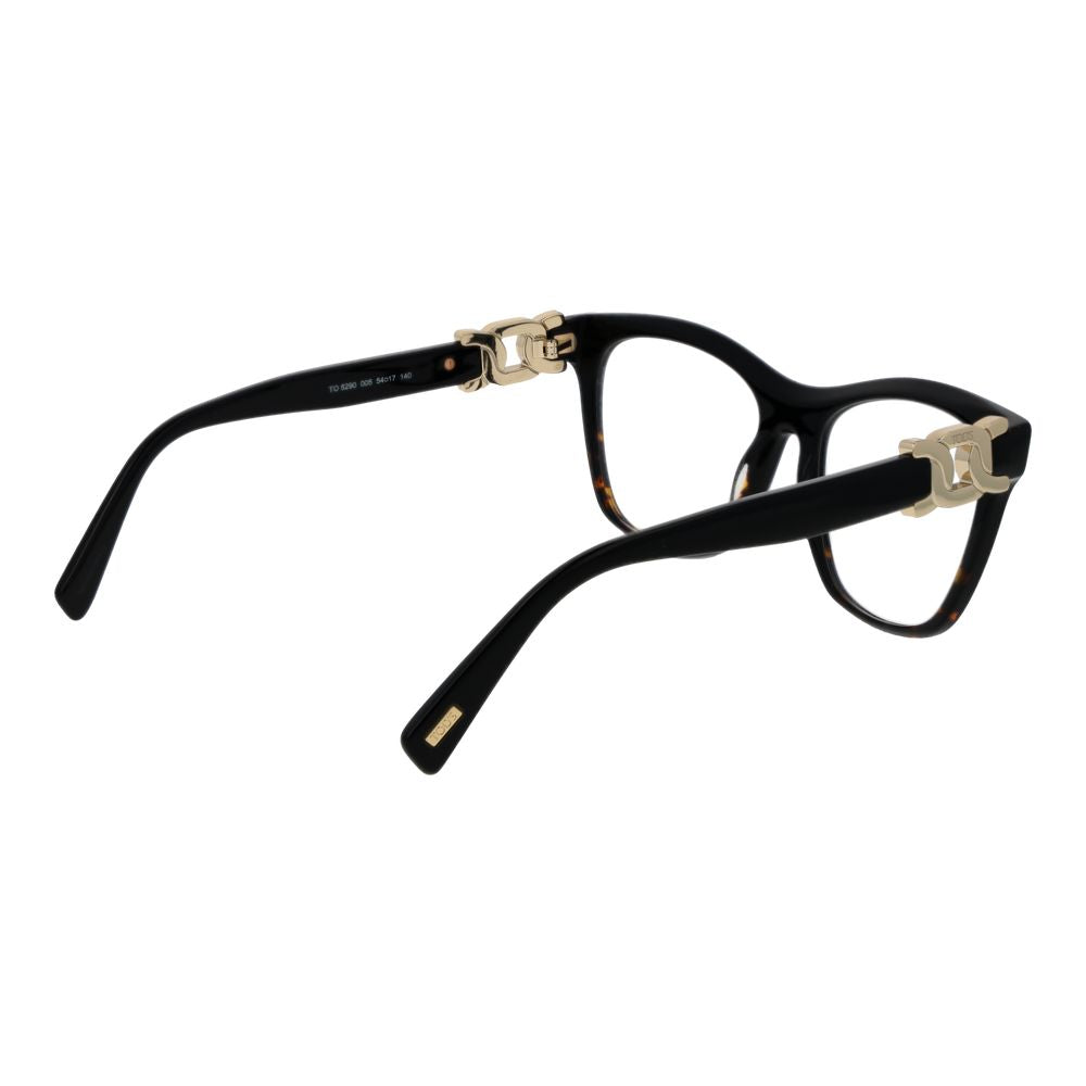 Tod's Women's Full-Rim Square Acetate Eyeglasses Frames - Black