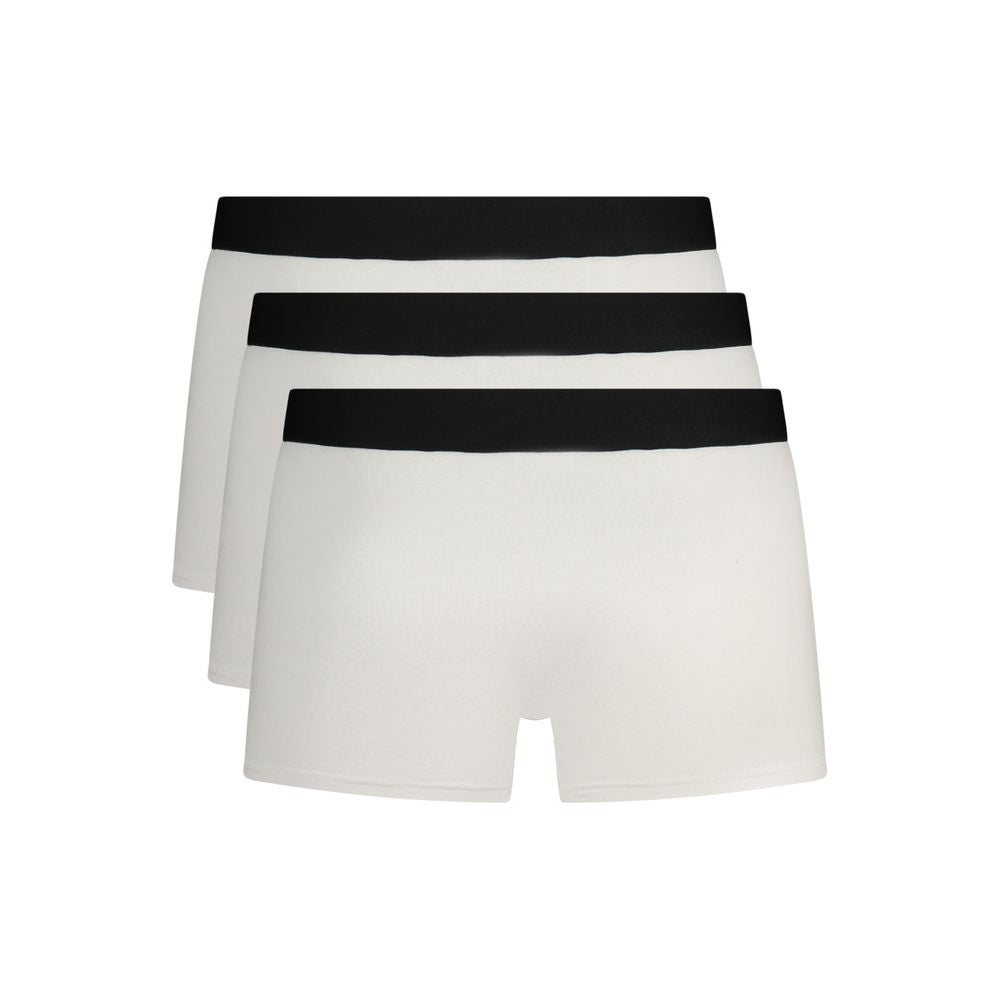 Underwear Boxer Shorts by Bikkembergs for men in stretch polyester cotton fuchsia, green, white, yellow & print presents a subtle silhouette as Men's Stretch Polyester Cotton Underwear Boxer Shorts, expertly tailored with a subtle fit for a premium look.
