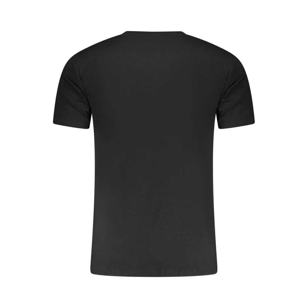 Aeronautica Militare Black Cotton Men Underwear Shirt