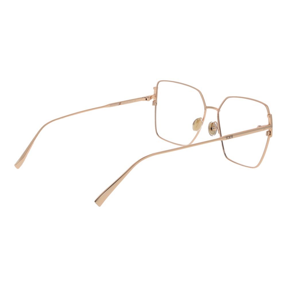 Tod's Women's Full-Rim Square Metal Eyeglasses Frames - Gold