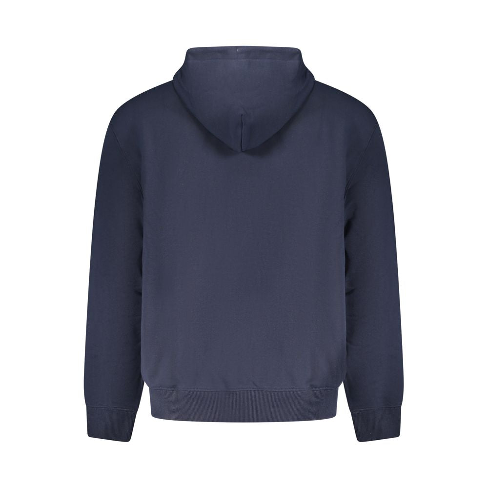 Hooded Sweatshirt Hoodie by Calvin Klein for men in cotton blue features a edgy silhouette, detailed with a edgy and for a refined finish.