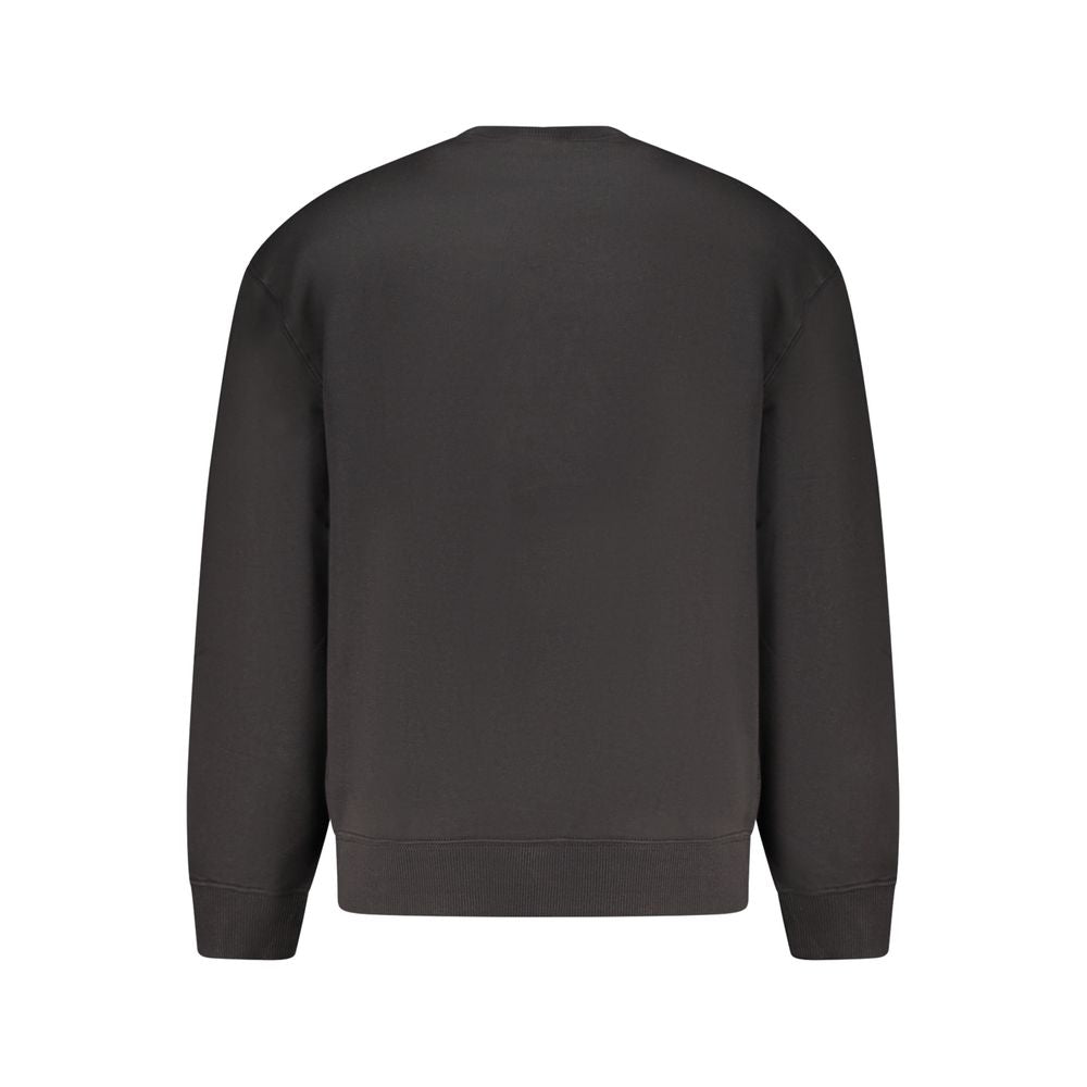 Sweatshirt by Calvin Klein for men in cotton black & print features an magnificent silhouette, showcasing a sophisticated and detail for a truly magnificent finish.