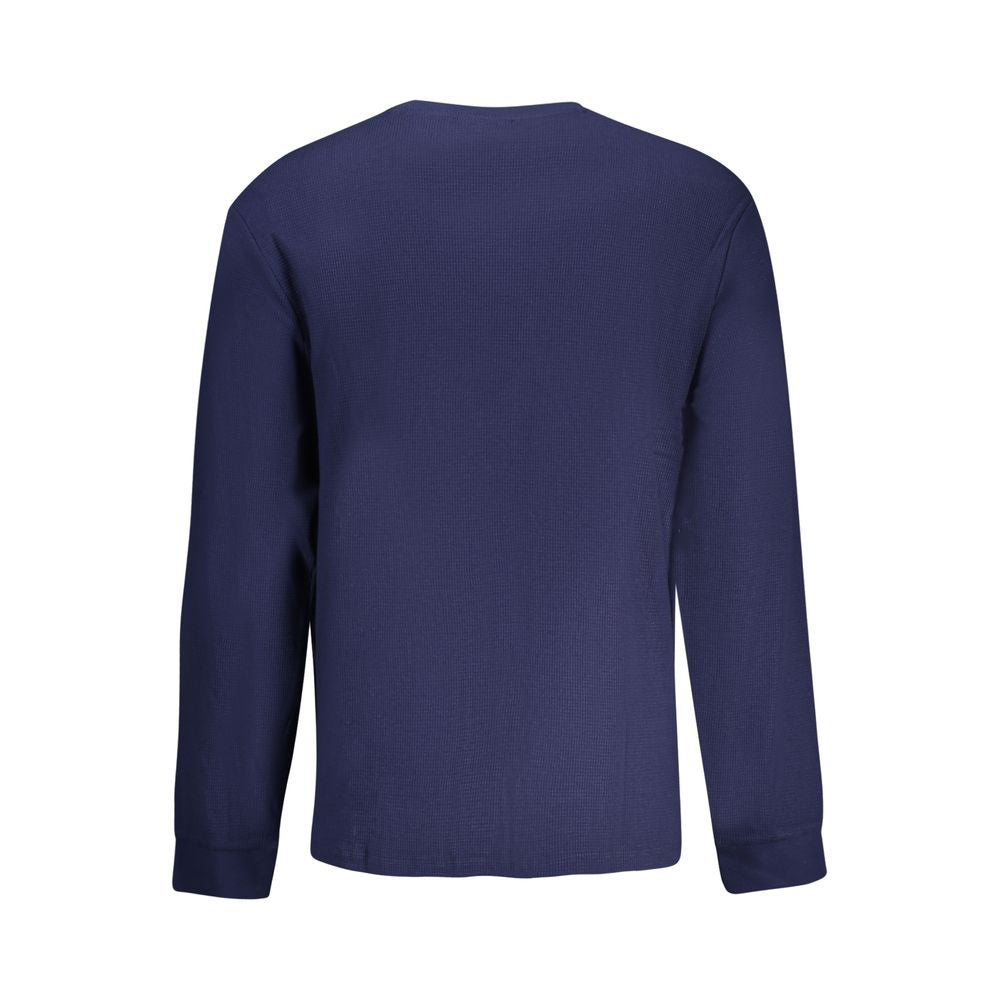 Calvin Klein Essence Men's Crew Neck Cotton Polyester Sweatshirt - Blue