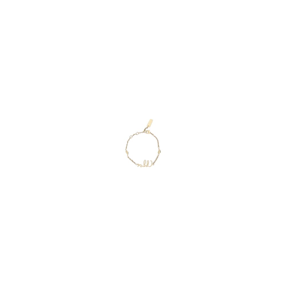 Chloé Women's Chain Link Gold Brass Bracelet - Gold Signature