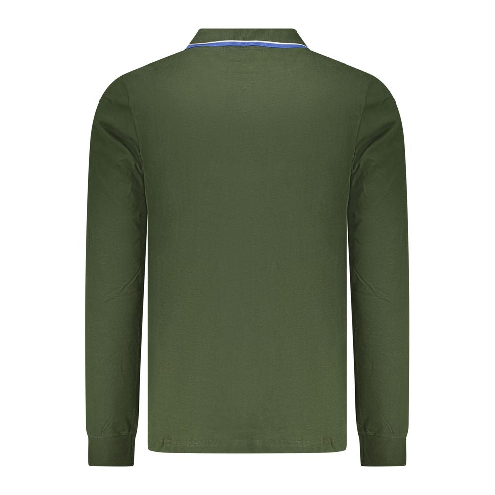 Norway 1963 Men's Long-Sleeve Cotton Polo Shirt - Green