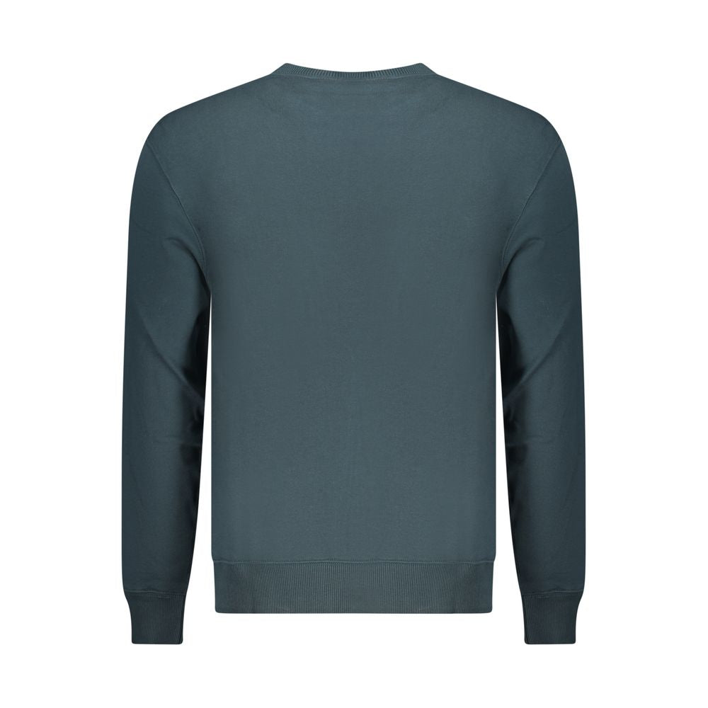 Sweatshirt by Calvin Klein for men in cotton blue features an exquisite silhouette, showcasing and details for a exquisite look.