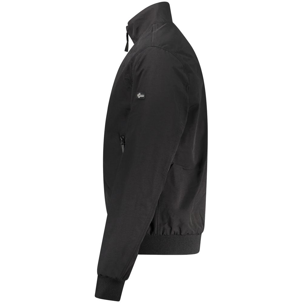 Bomber Jacket by Norway 1963 for men in polyamide cotton black features an on trend silhouette, showcasing refined pockets and a sophisticated for a truly on trend finish.