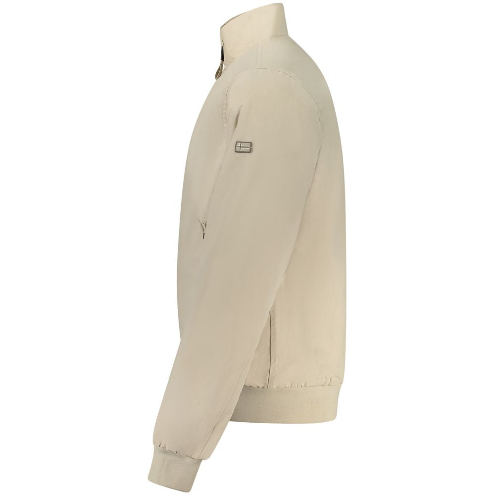 Bomber Jacket by Norway 1963 for men in polyamide cotton beige features an on trend silhouette, showcasing refined pockets and a sophisticated for a truly on trend finish.