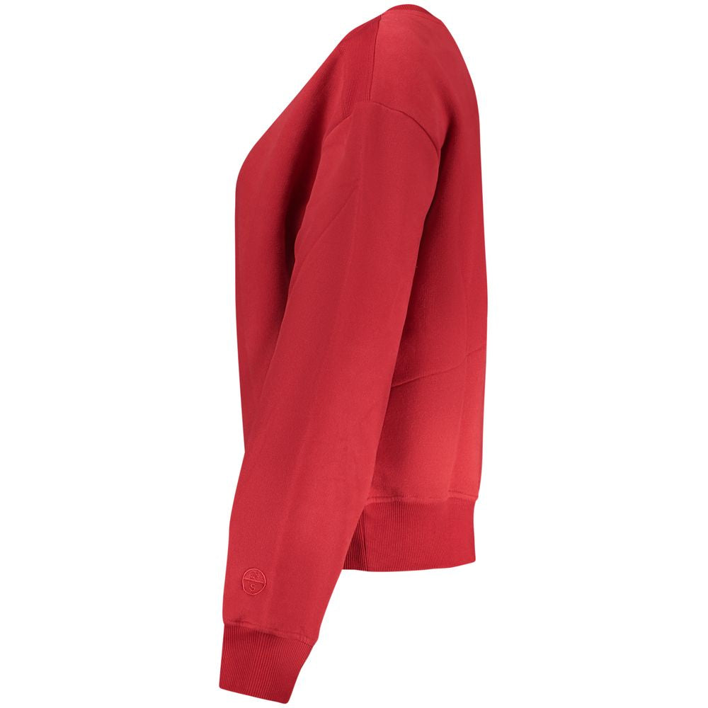 Sweatshirt by North Sails for women in cotton polyester gray, red & print features a unrivaled silhouette with a refined and unrivaled detailing for a sophisticated look.