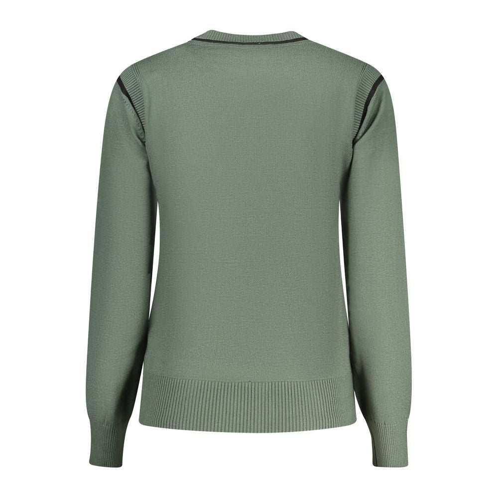 Sweatshirt by North Sails for women in polyamide polyester viscose green & signature features an magnificent silhouette, showcasing a sophisticated crew neckline and detail for a truly magnificent finish.