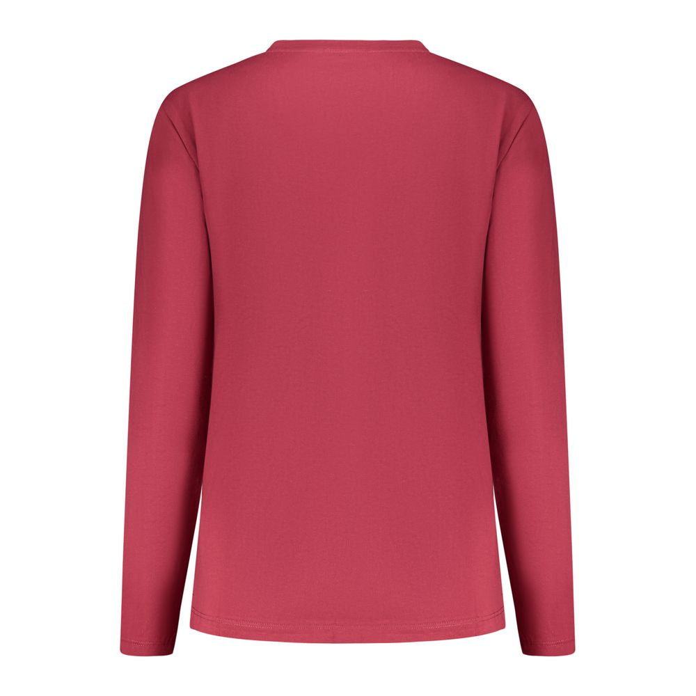 Sweatshirt by North Sails for women in stretch polyester cotton red & white features an enviable silhouette, showcasing a premium and refined for a truly enviable finish.