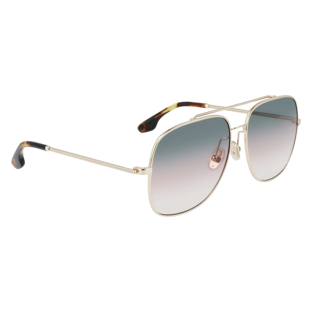 Victoria Beckham VB215S756 Gold Women's Sunglasses with Polarized Lens