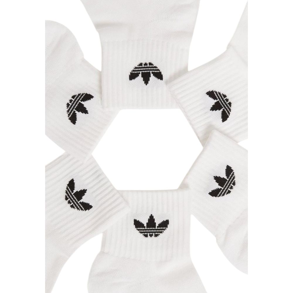 Adidas Originals White Cotton Socks