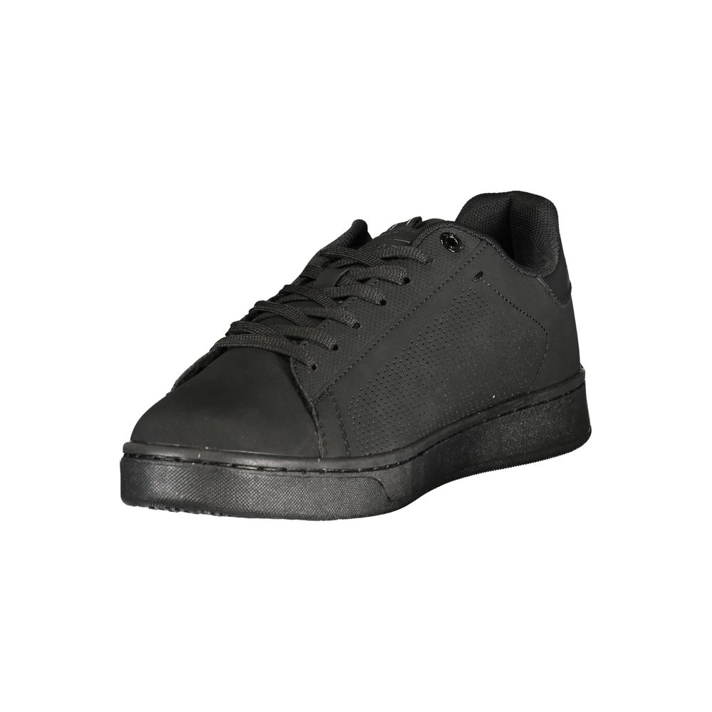 Gas Men's Athletic Polyester & Polyurethane Sneakers - Black