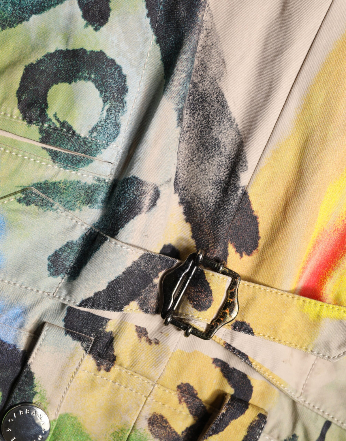 Dolce & Gabbana Women's High Rise Cotton Bermuda Shorts - Multicolor Print