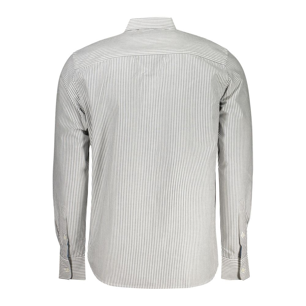 Shirt by North Sails for men in cotton beige, black, white & patterned, featuring a nuanced and nuanced for a sophisticated finish.