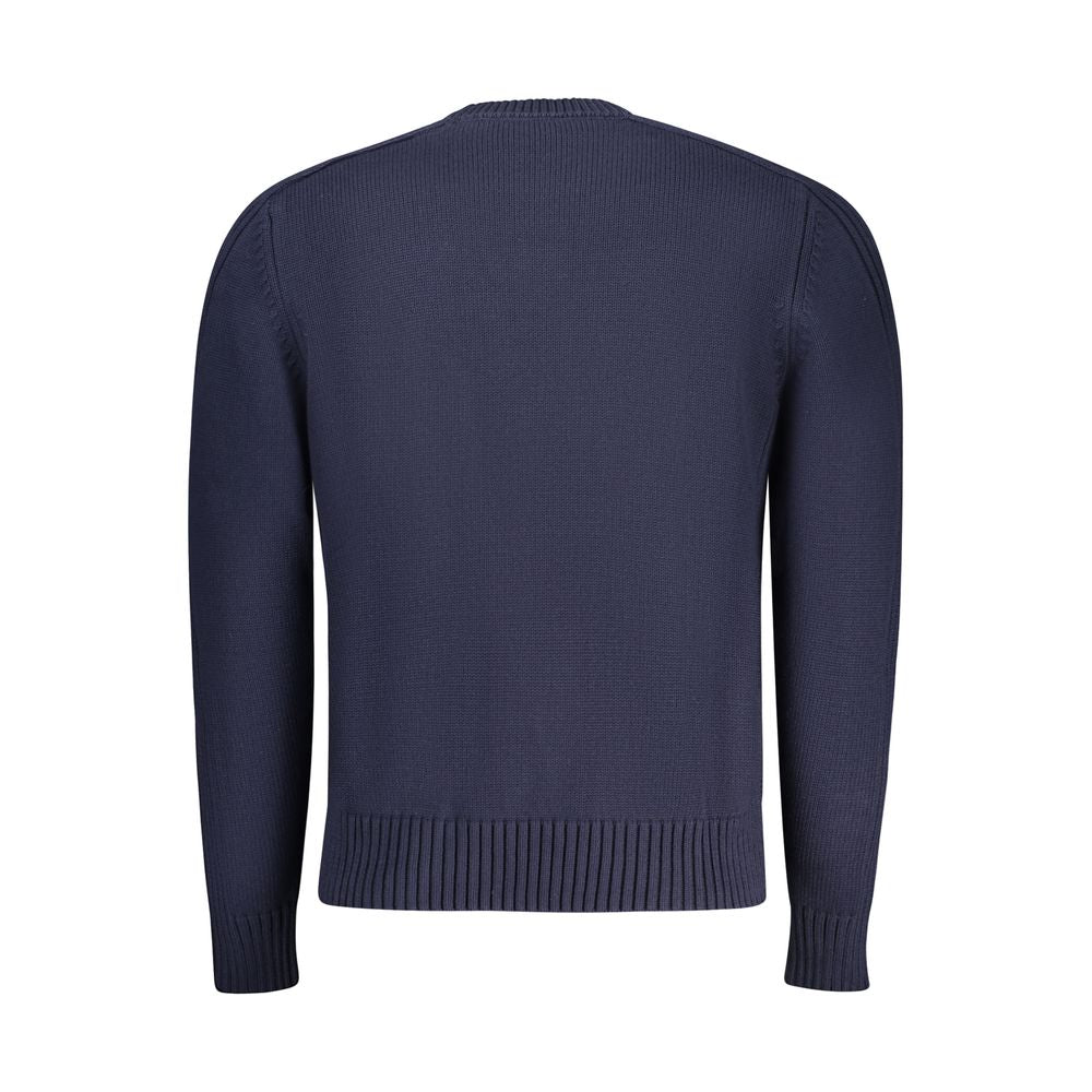Sweatshirt by North Sails for men in cotton polyester blue showcases a slouchy chic silhouette, artfully detailed with a slouchy chic and for a slouchy chic finish.