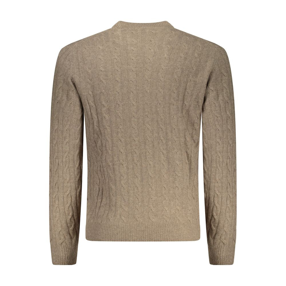 Sweatshirt by North Sails for men in cashmere viscose brown presents a smart casual silhouette, featuring a smart casual and for a sophisticated look.