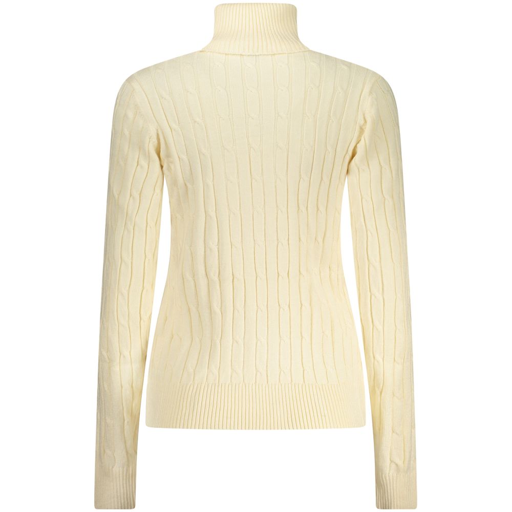 Sweater by Norway 1963 for women in polyamide polyester viscose white showcases an masterful silhouette, artfully detailed with a masterful turtle neckline and for a sophisticated, premium finish.