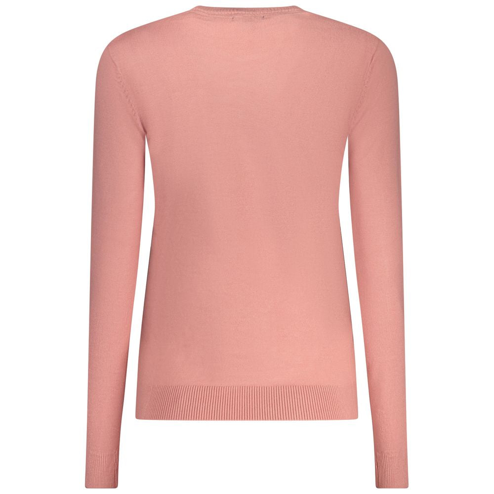 Activewear T-Shirt by Norway 1963 for women in canvas polyamide & polyester blue & pink features an ergonomic design with seamless, highlighting a ergonomic length and ergonomic for a high-performance look.