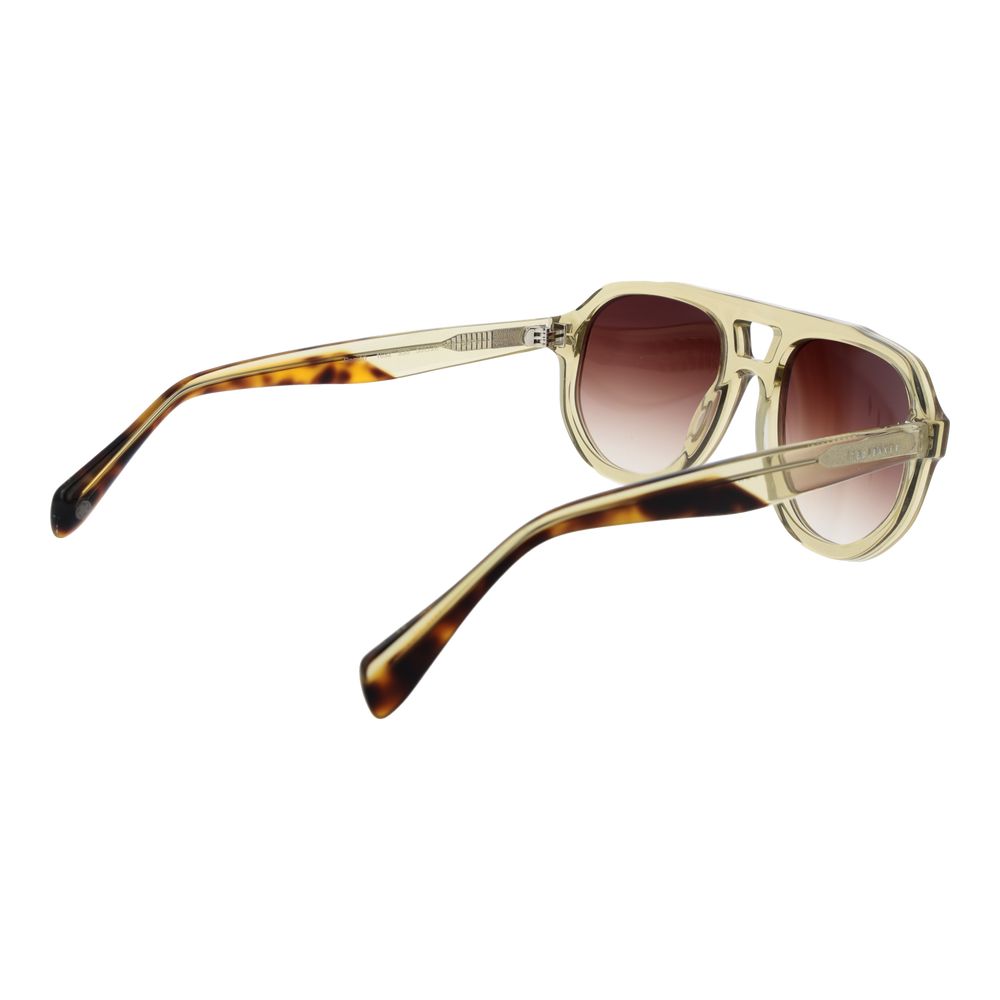 Ted Baker Aviator Gradient Dark-Tint Acetate Sunglasses - Olive