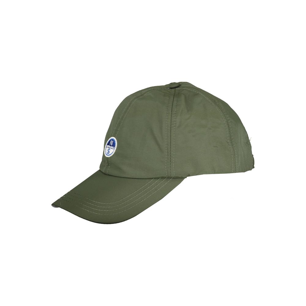 Baseball Cap by North Sails for men in cotton polyester green features an artisanal silhouette, showcasing the artisanal Cotton Polyester Baseball Cap design with a refined, artisanal finish.
