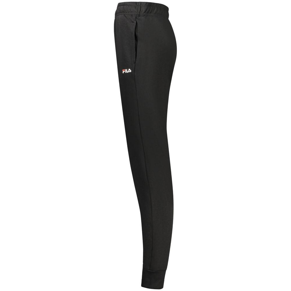 Joggers by Fila for women in organic cotton black features an sartorial and long with a cut for a sartorial finish.