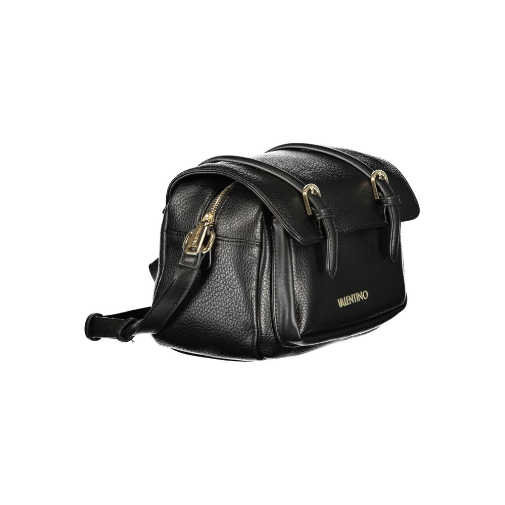 Shoulder Handbag by Mario Valentino for women in polyethylene black features a exquisite silhouette, showcasing a secure snap & zipper and exquisite external-pockets & internal-pockets with versatile shoulder-strap & adjustable-strap for a exquisite finish.