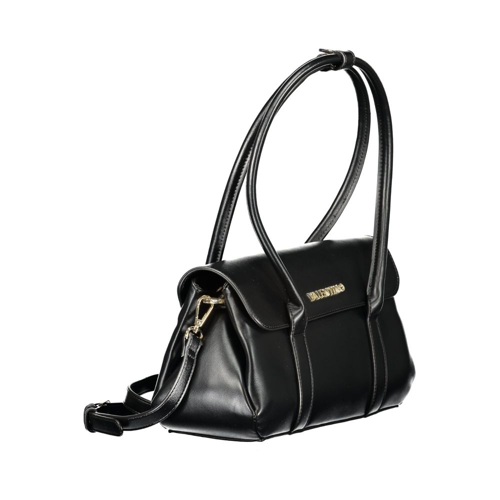 Shopper Handbag by Mario Valentino for women in polyethylene black features a refined silhouette, showcasing a secure snap & zipper, organized built-in-compartments & internal-pockets, and versatile shoulder-strap, adjustable-strap & handle for a refined finish.
