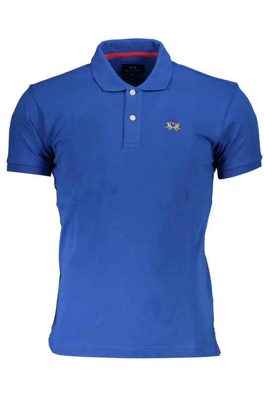 Slim Fit Embroidered Polo with Contrast Details