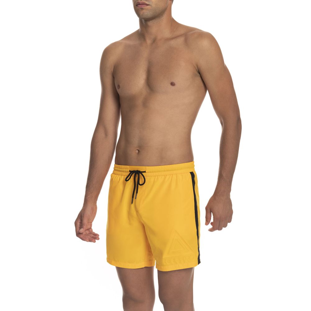Iceberg Men's Yellow Polyester Swimwear