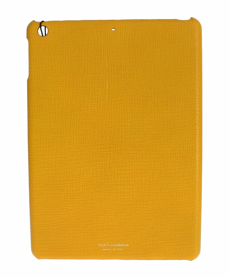 Yellow Leather Tablet Ipad Case Cover designed by Dolce & Gabbana available from Moon Behind The Hill's Accessories range