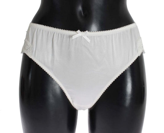White Satin Stretch Underwear Panties designed by Dolce & Gabbana available from Moon Behind The Hill 's Clothing > Underwear & Socks > Underwear > Womens range