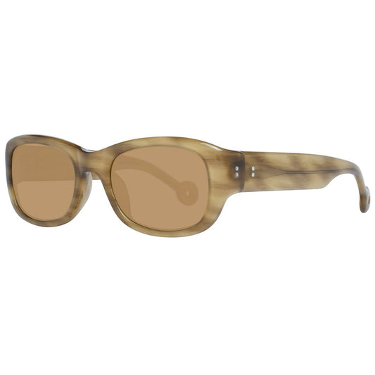 Hally & Son HA&-1035725 Brown Unisex Sunglasses