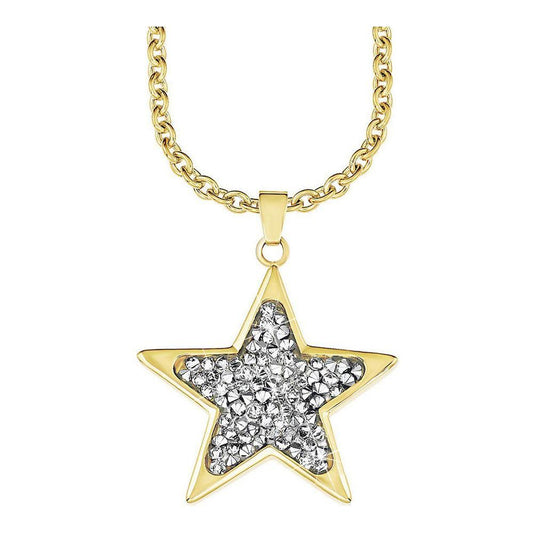 s.Oliver Ladies Gold Crystal Star Necklace 9967698 designed by s.Oliver available from Moon Behind The Hill's Women's Jewellery & Watches range
